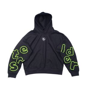 Red Letters RL LA Hoodie Black Oversized Baggy Streetwear Size XL